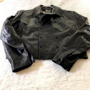 NWT Gianni Versace 90’s Estate Collection Men’s Leather Jacket